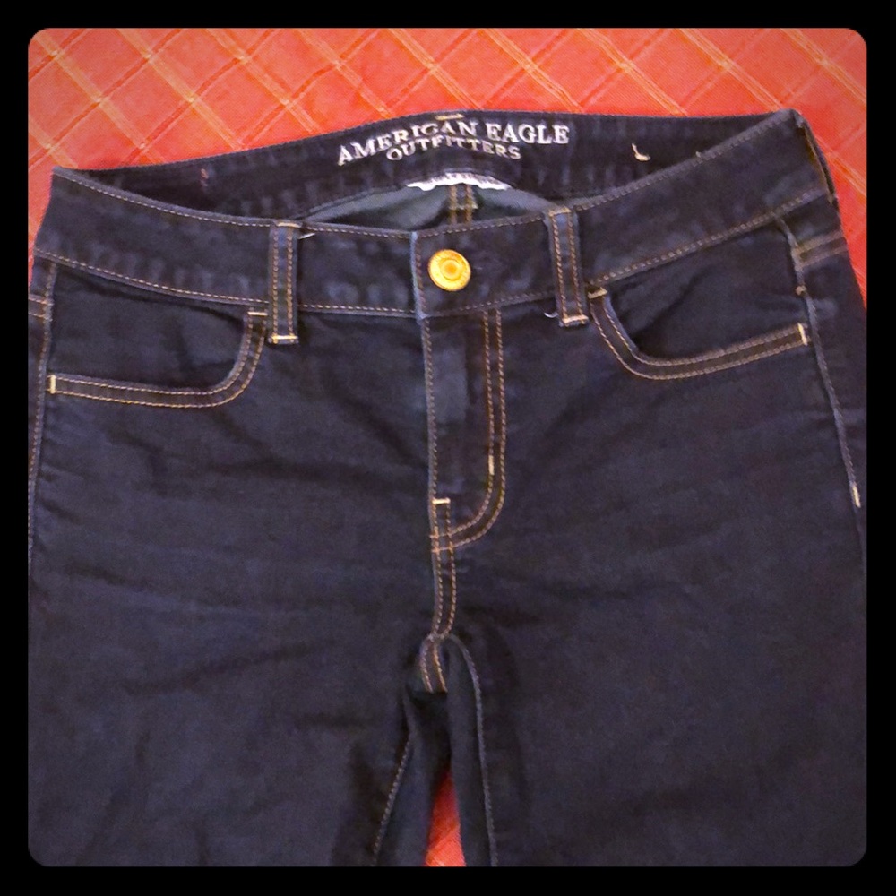 American Eagle Super Stretch Denim Jegging Sz 2 Rg